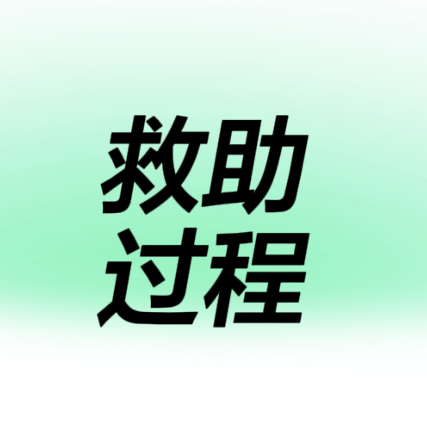 救助过程